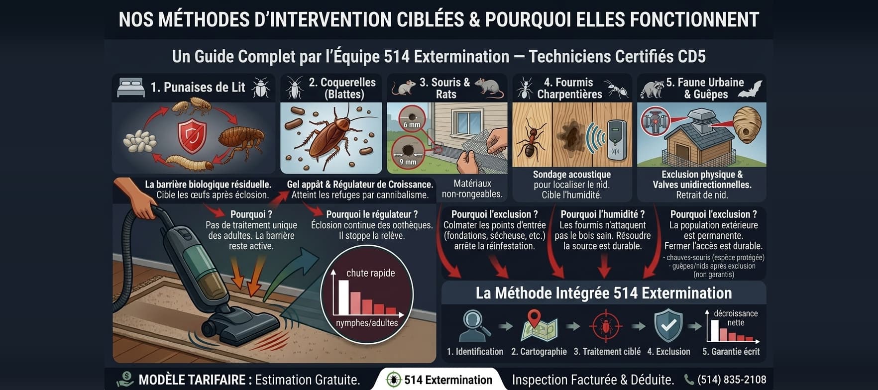 Our Treatment Methods, Pest by Pest — and Why We Chose Them